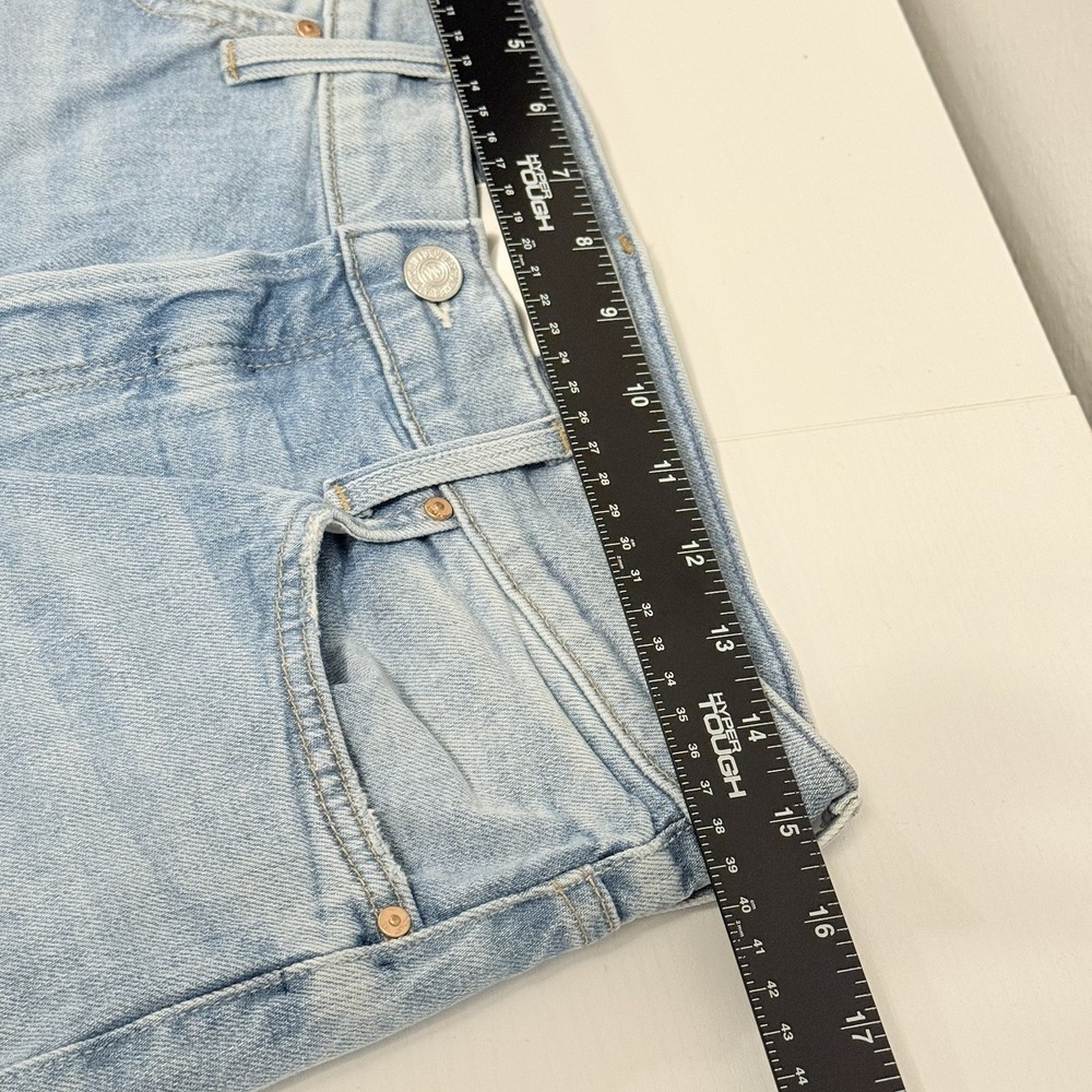 MOTHER Superior High Waisted Hiker Hover Jeans Undone Hem On my Knees Sz 32 - Picture 10 of 16